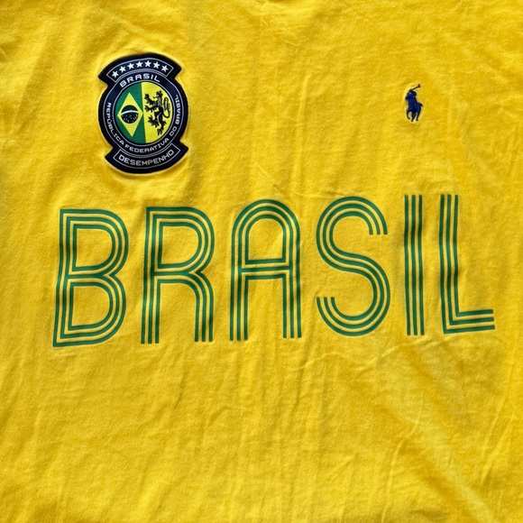 Polo Ralph Lauren Brazil soccer shirt jersey M - Picture 2 of 4